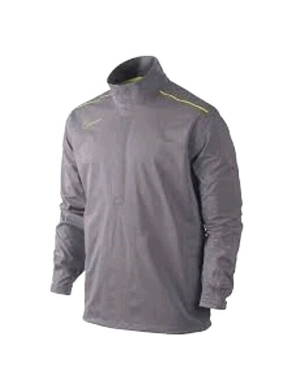 Nike Golf Storm-FIT Half-Zip Rain Jacket Coat Men’s Small Gray/Volt Waterproof
